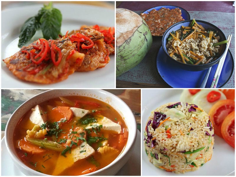 veg nine heaven food collage.com
