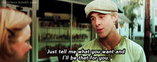 just tell me what you want