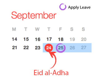 September long weekend