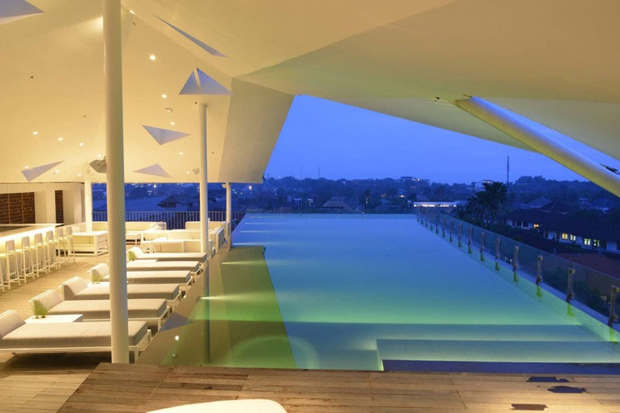 rooftop pool