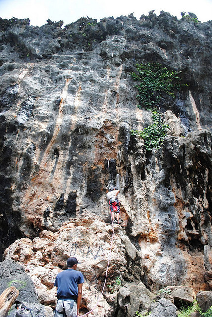 Siung Beach Rock Climbing