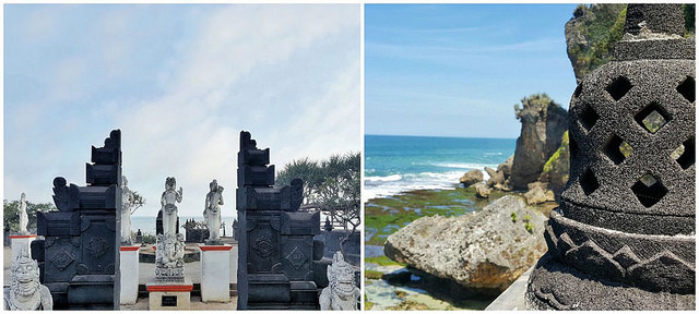 Pantai Ngobaran Beach Temples