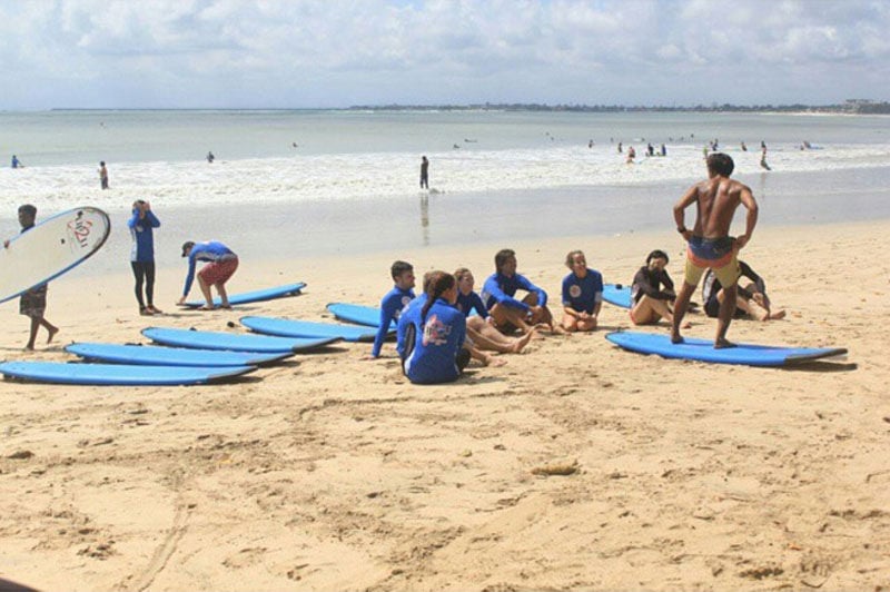 Surf Lessons at UP2U Surf School Bali