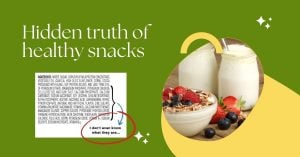 Healthy snacks can make you gain weight! Hidden ingredients you need to watch out for