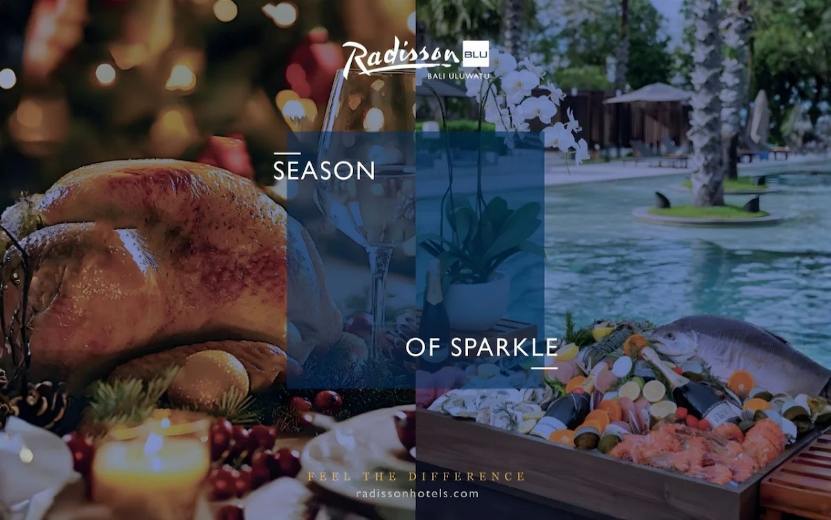 Radisson Blu Bali Uluwatu Season of Sparkle festive 2025 creative