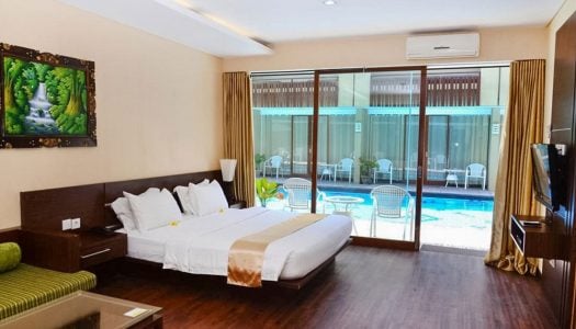 10 hotel murah di Kuta Bali dengan kolam renang langsung di depan kamar dibawah Rp600.000