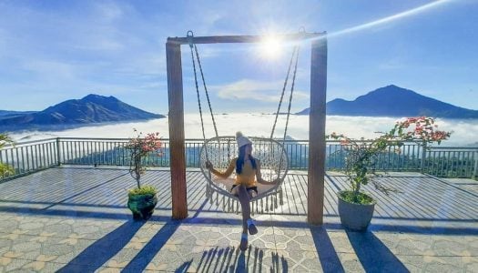 Tempat ngopi di Bali dengan view danau, gunung, dan lautan awan – La Vista Coffee & Roastery