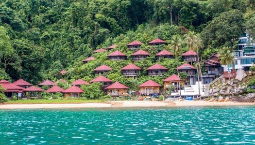 Pulau Perhentian 岩石上的精品酒店 – Alunan Boutique Resort