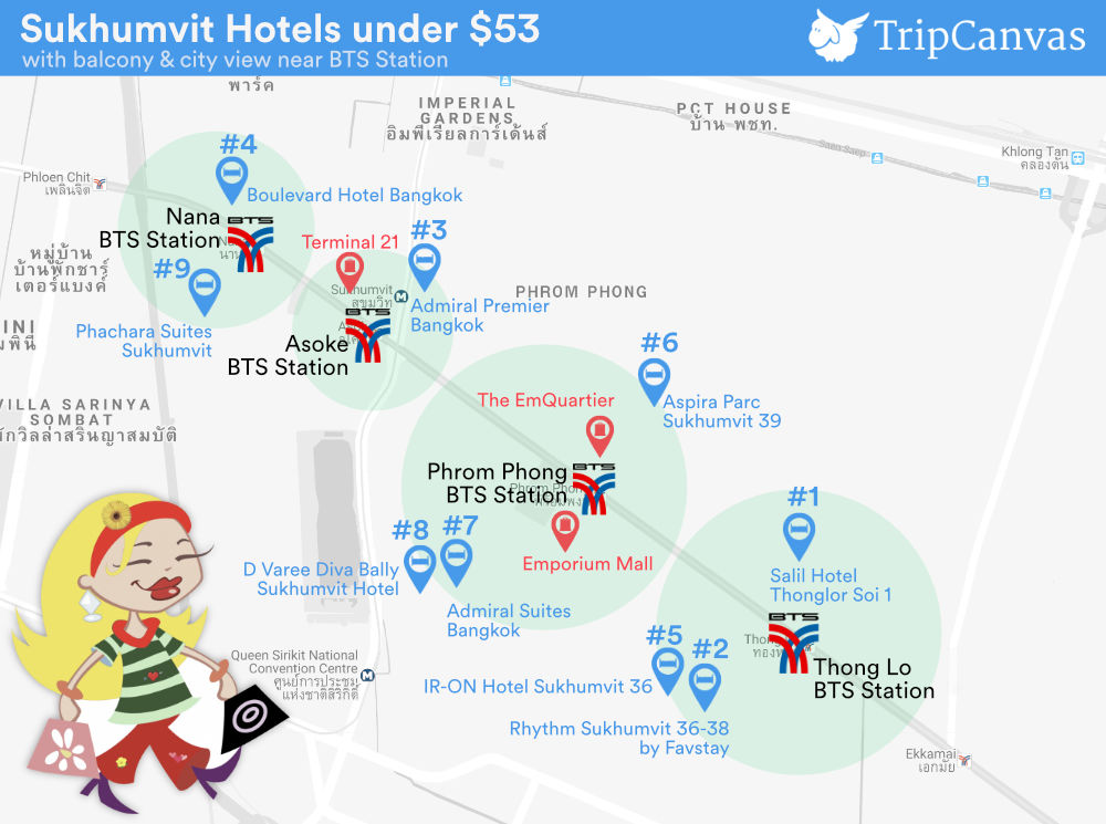 Sukhumvit Bangkok Hotel under $53
