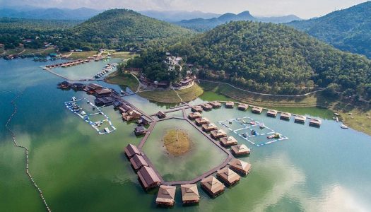 7 overwater bungalows in Kanchanaburi with incredible lake views
